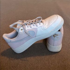 Men’s Air Force 1s w/ snakeskin detail